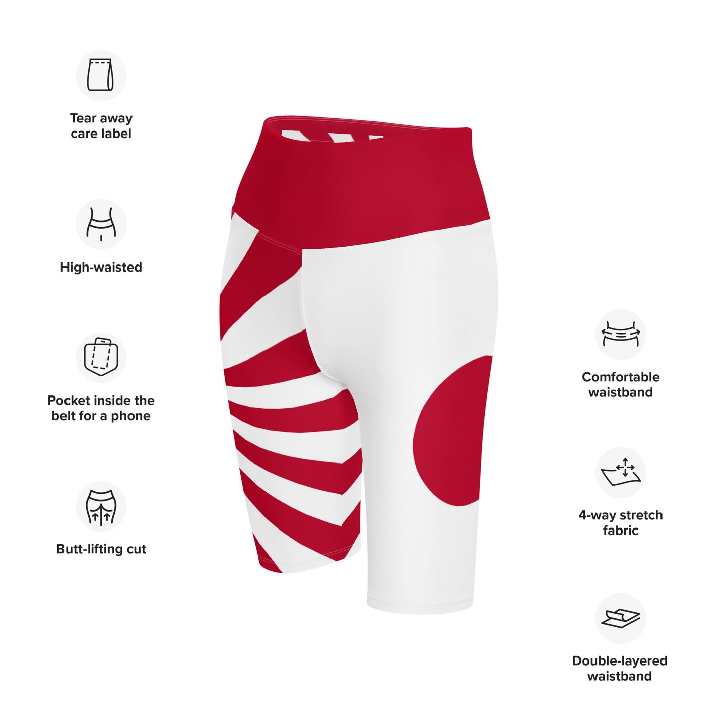 Biker Shorts "SUNRISE" produced by HINOMARU-HONPO