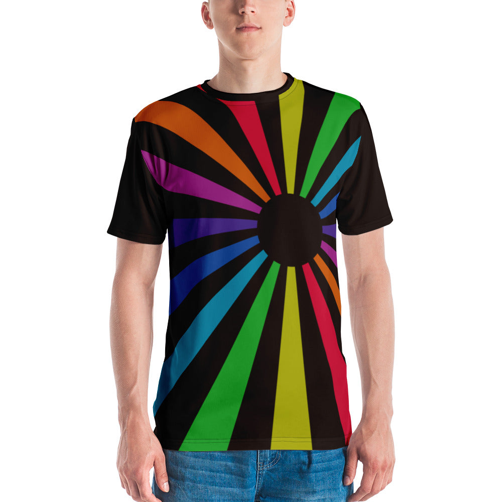 Men's T-shirt "Black Rainbowrise"