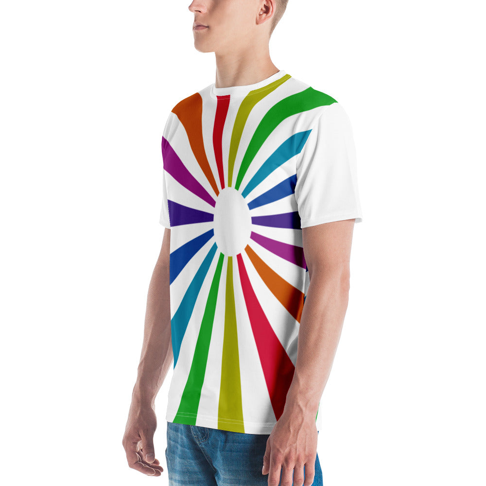 Men's T-shirt "White Rainbowrise"
