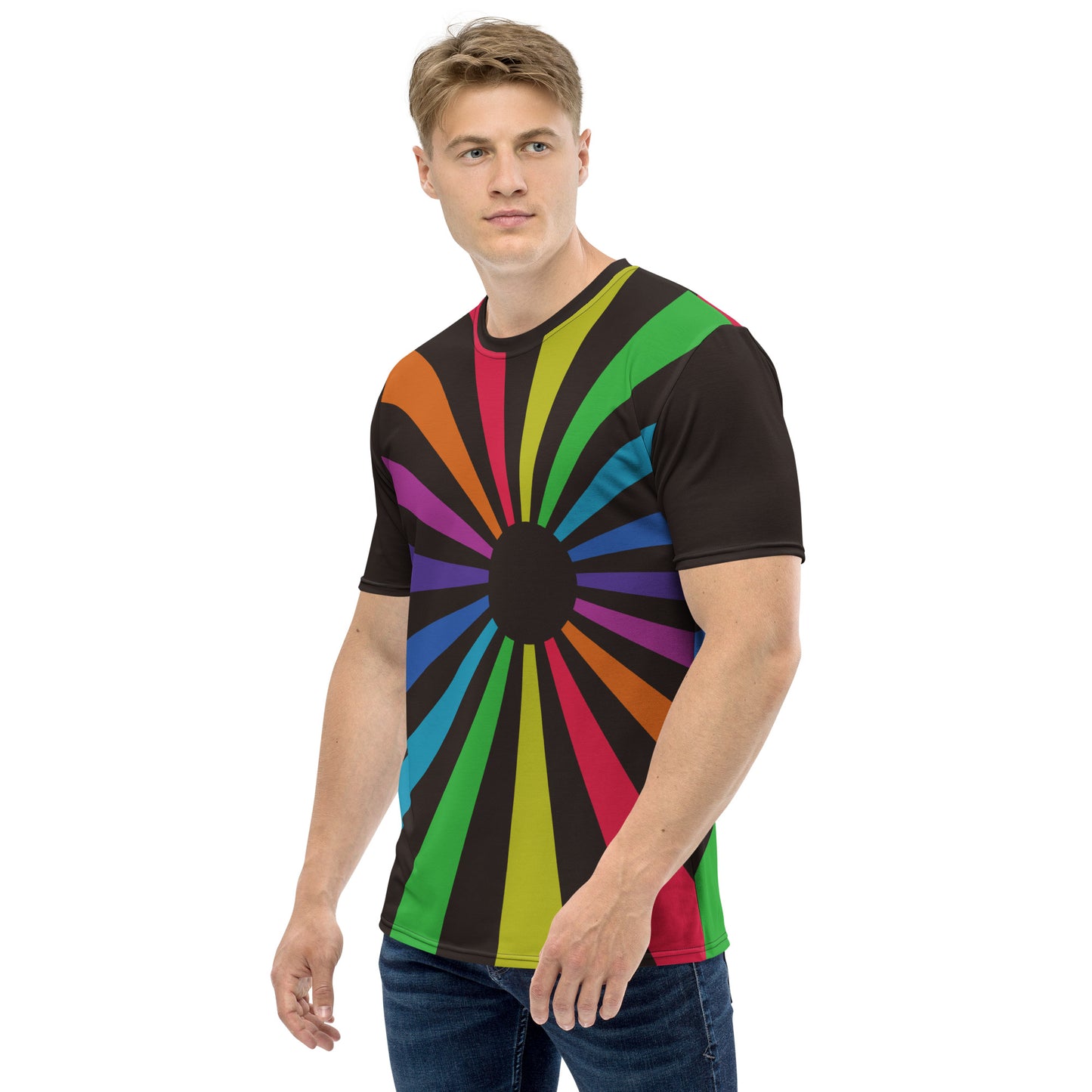 Men's T-shirt "Black Rainbowrise"