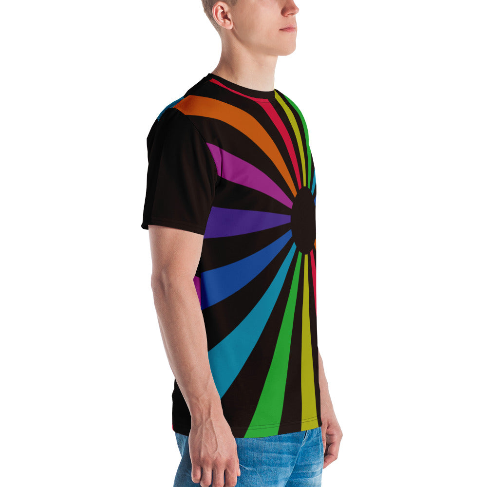 Men's T-shirt "Black Rainbowrise"