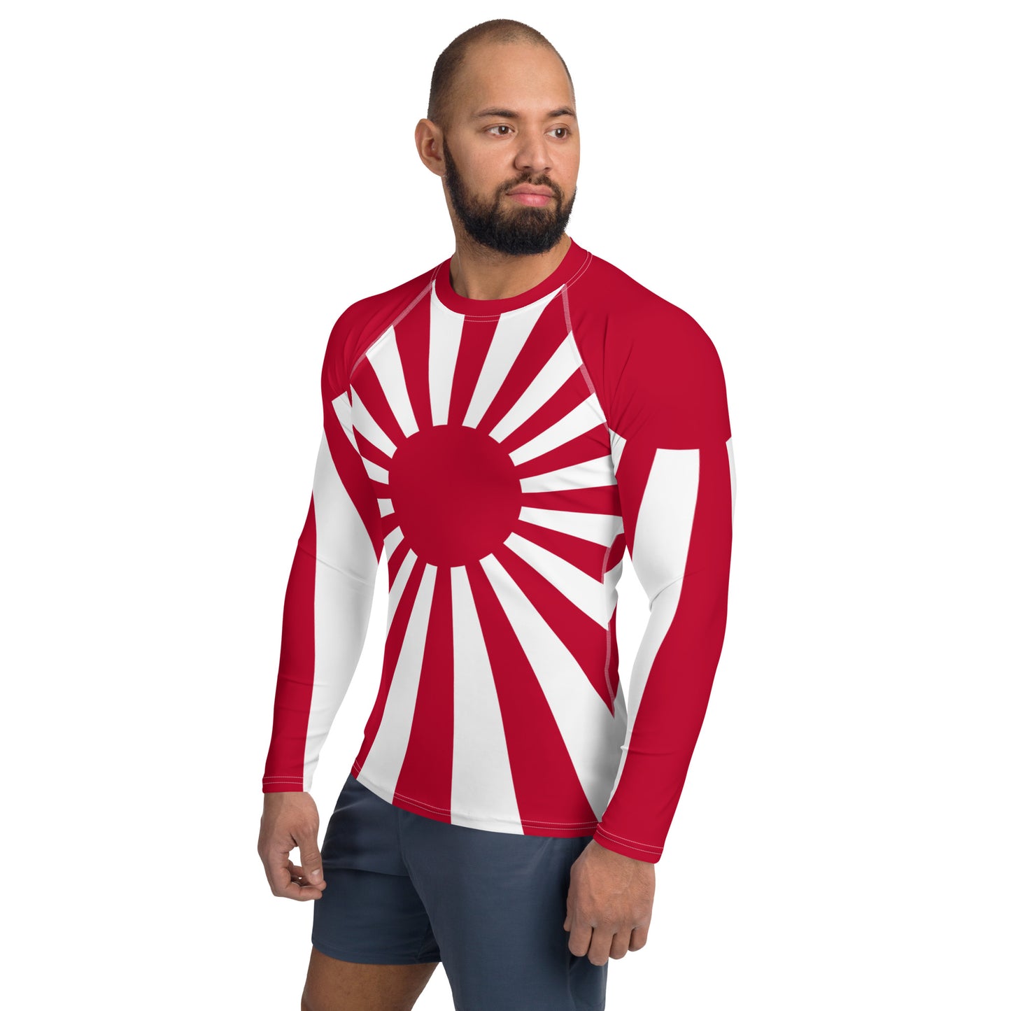 Men's Rash Guard "SUNRISE" produced by HINOMARU-HONPO