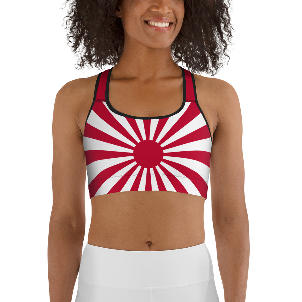 Sports bra "SUNRISE" produced by HINOMARU-HONPO