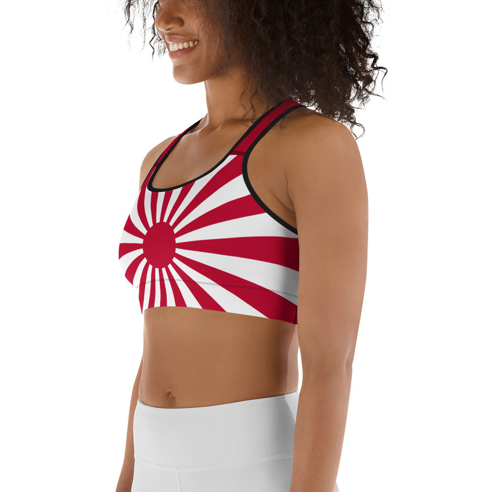 Sports bra "SUNRISE" produced by HINOMARU-HONPO