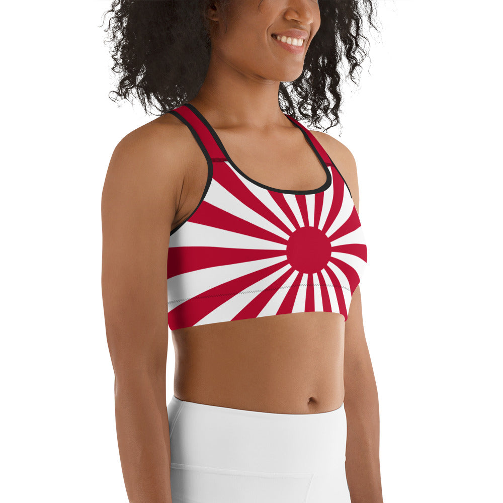 Sports bra "SUNRISE" produced by HINOMARU-HONPO