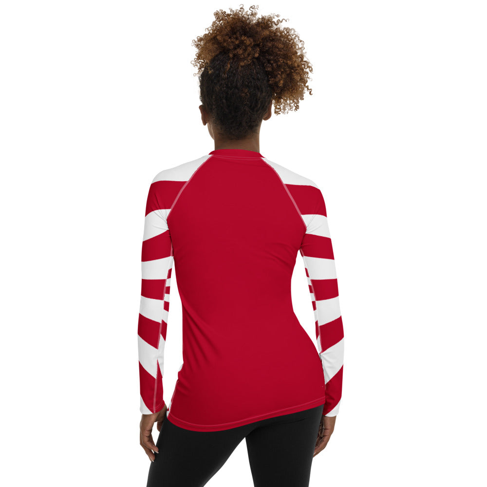 Women's Rash Guard "SUNRISE 2" produced by HINOMARU-HONPO