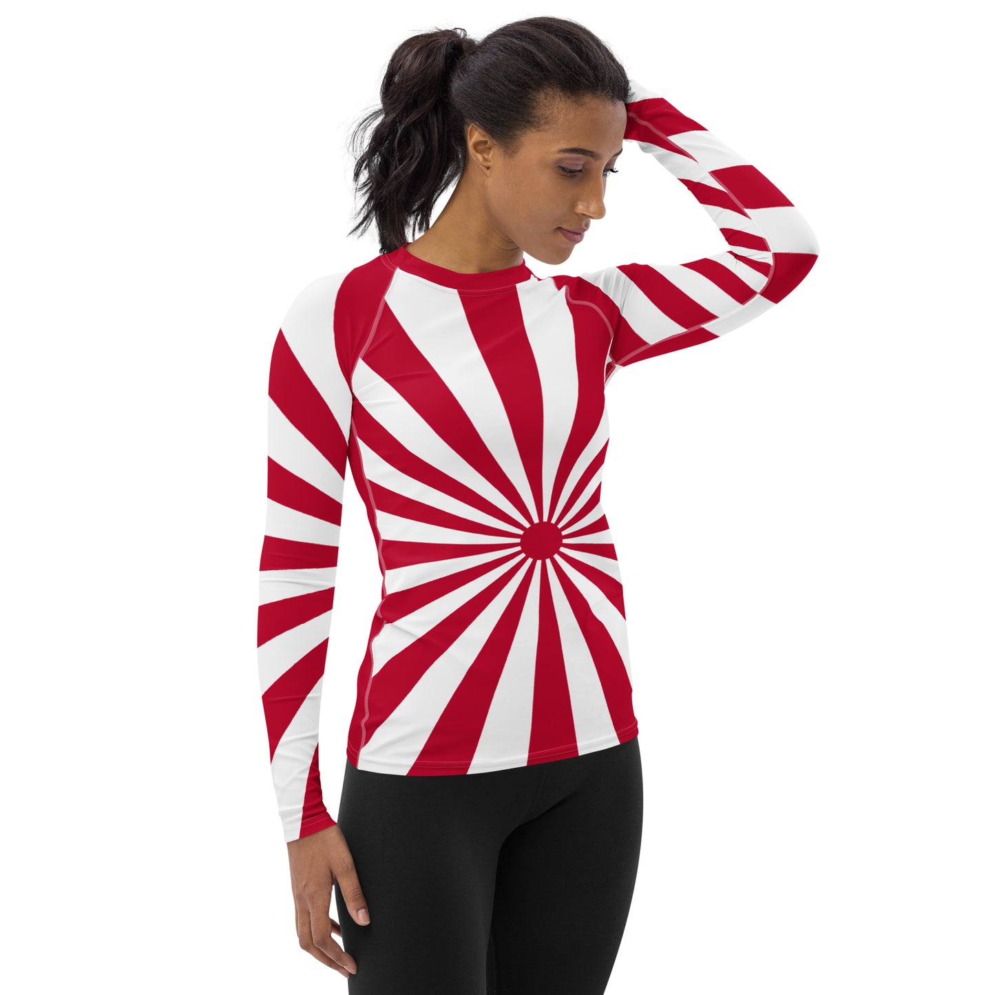 Women's Rash Guard "SUNRISE 2" produced by HINOMARU-HONPO