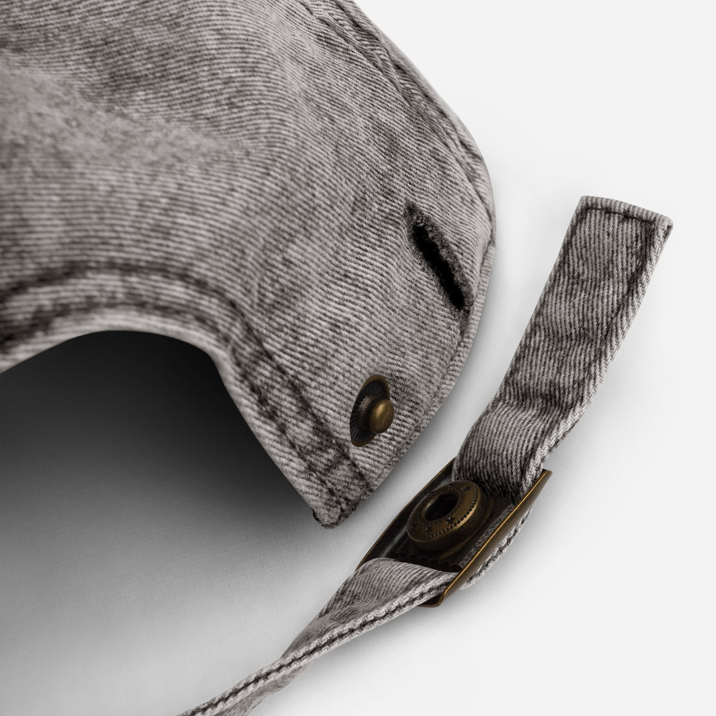 Vintage Cotton Twill Cap GRAY + RED "HINOMARU-HONPO"