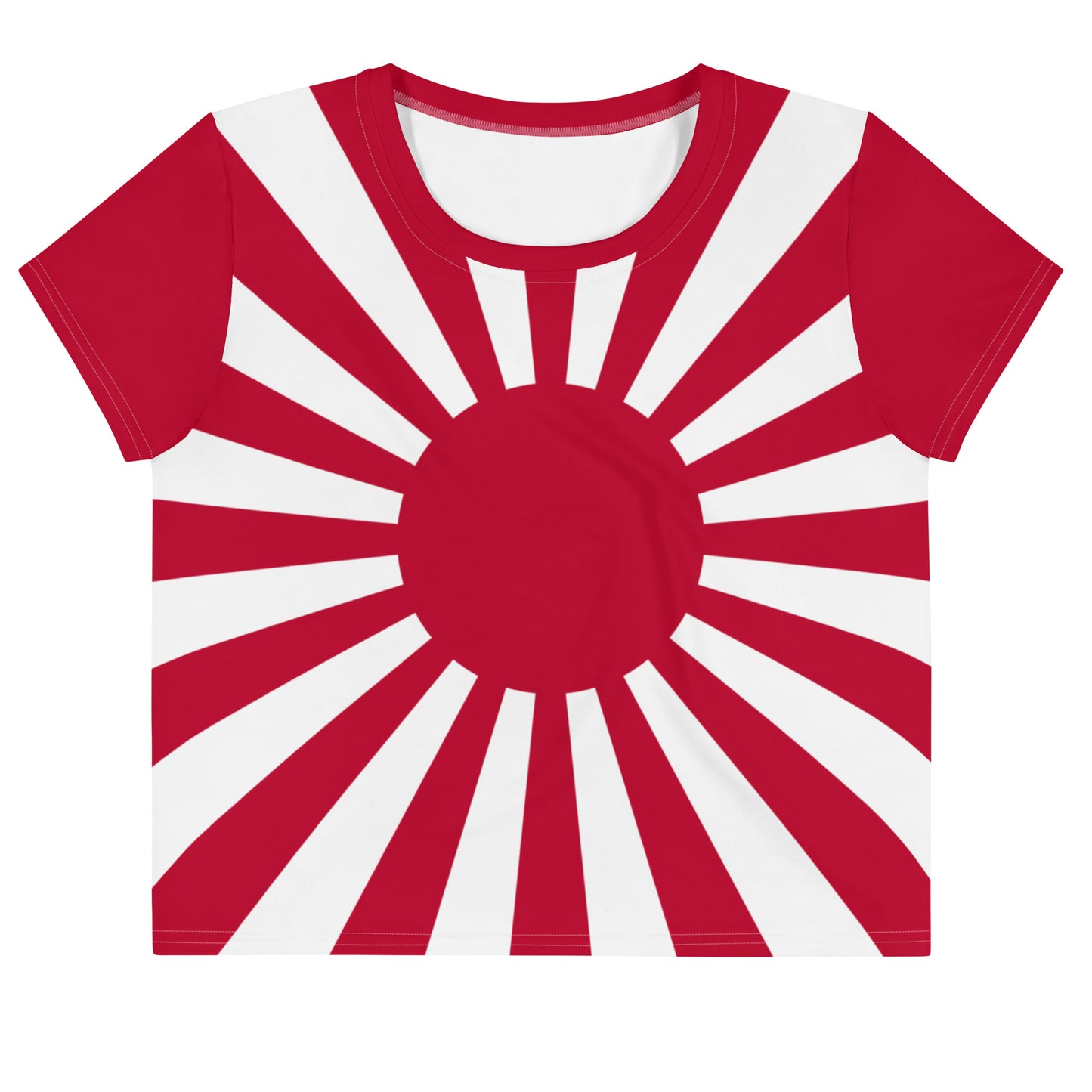 All-Over Print Crop Tee "SUNRISE" produced by HINOMARU-HONPO