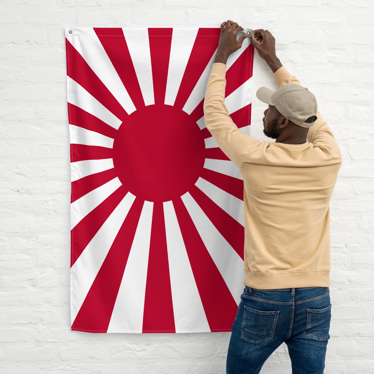 Flag "SUNRISE" produced by HINOMARU-HONPO