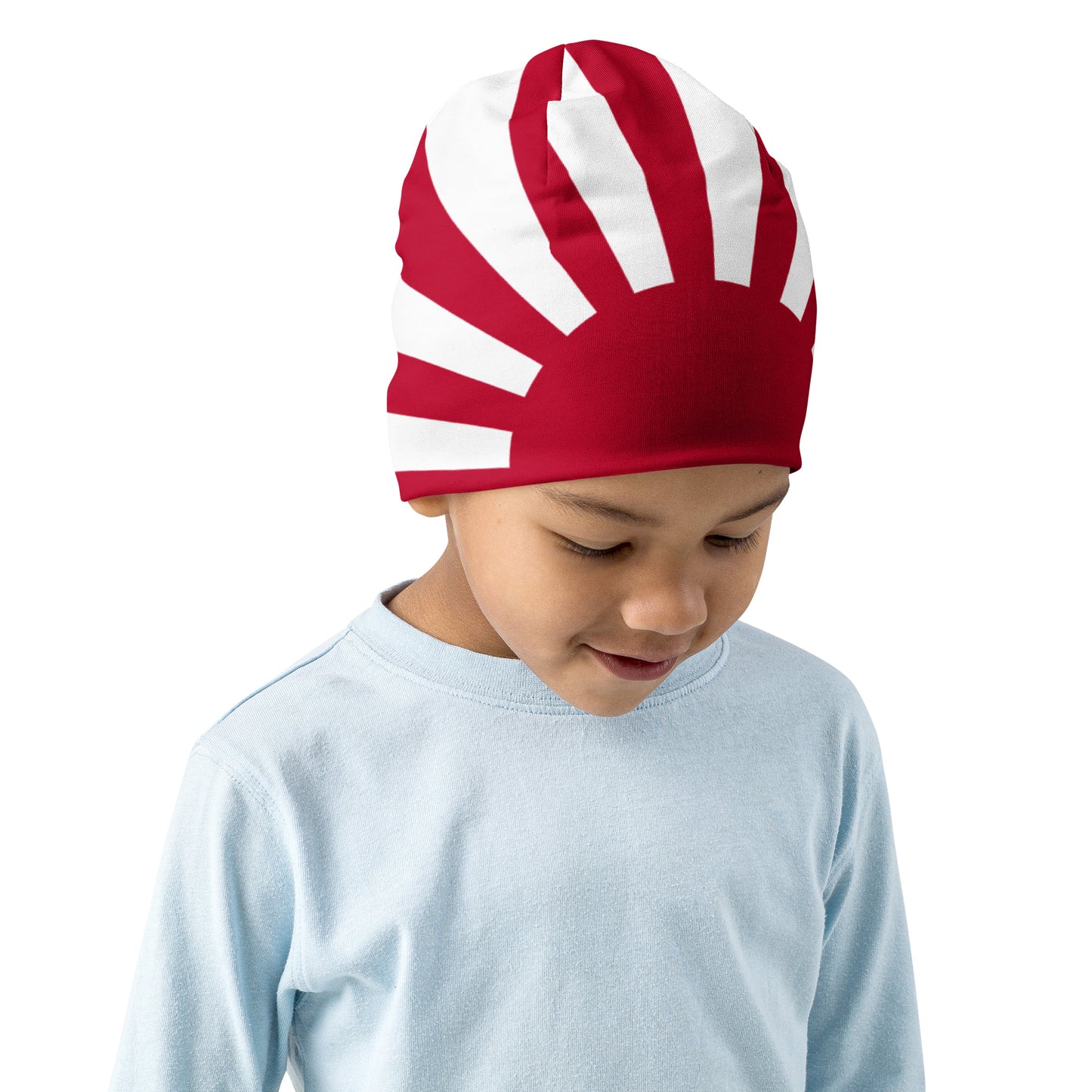 All-Over Print Kids Beanie "SUNRISE" produced by HINOMARU-HONPO