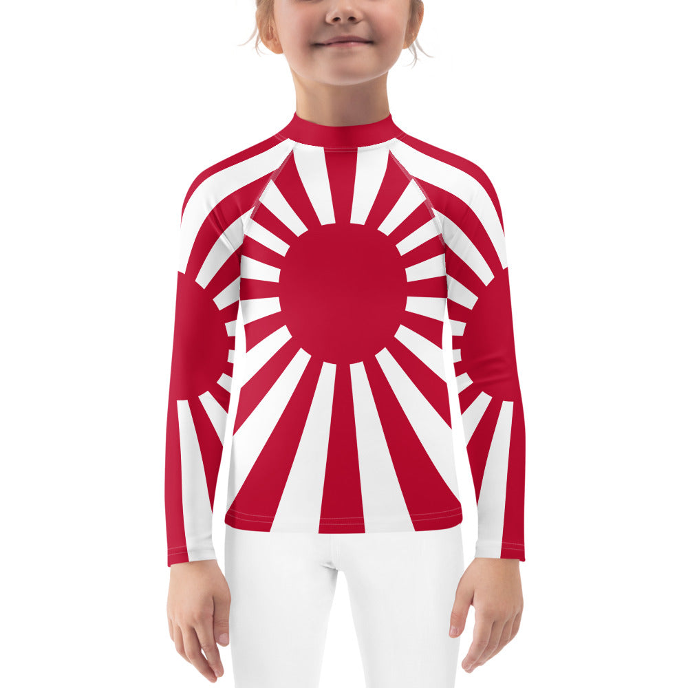 Kids Rash Guard "SUNRISE" produced by HINOMARU-HONPO