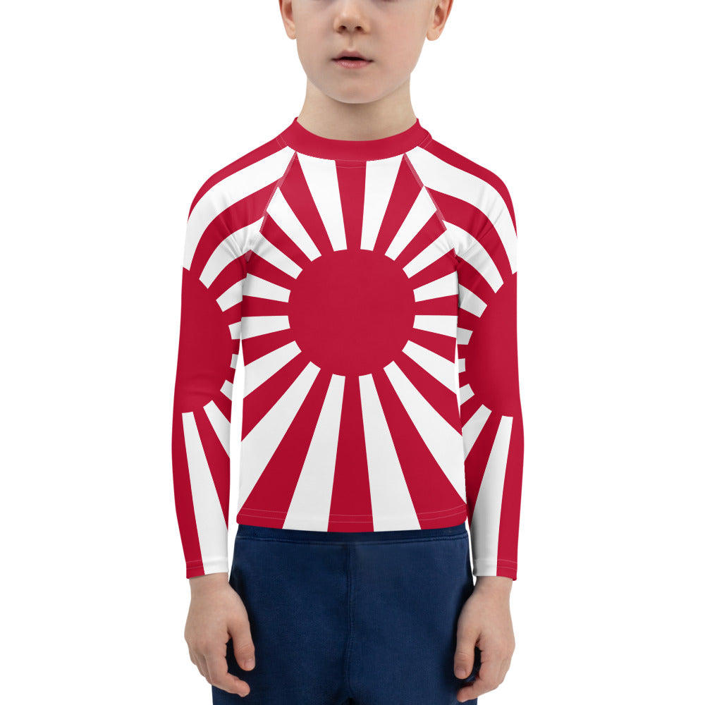 Kids Rash Guard "SUNRISE" produced by HINOMARU-HONPO