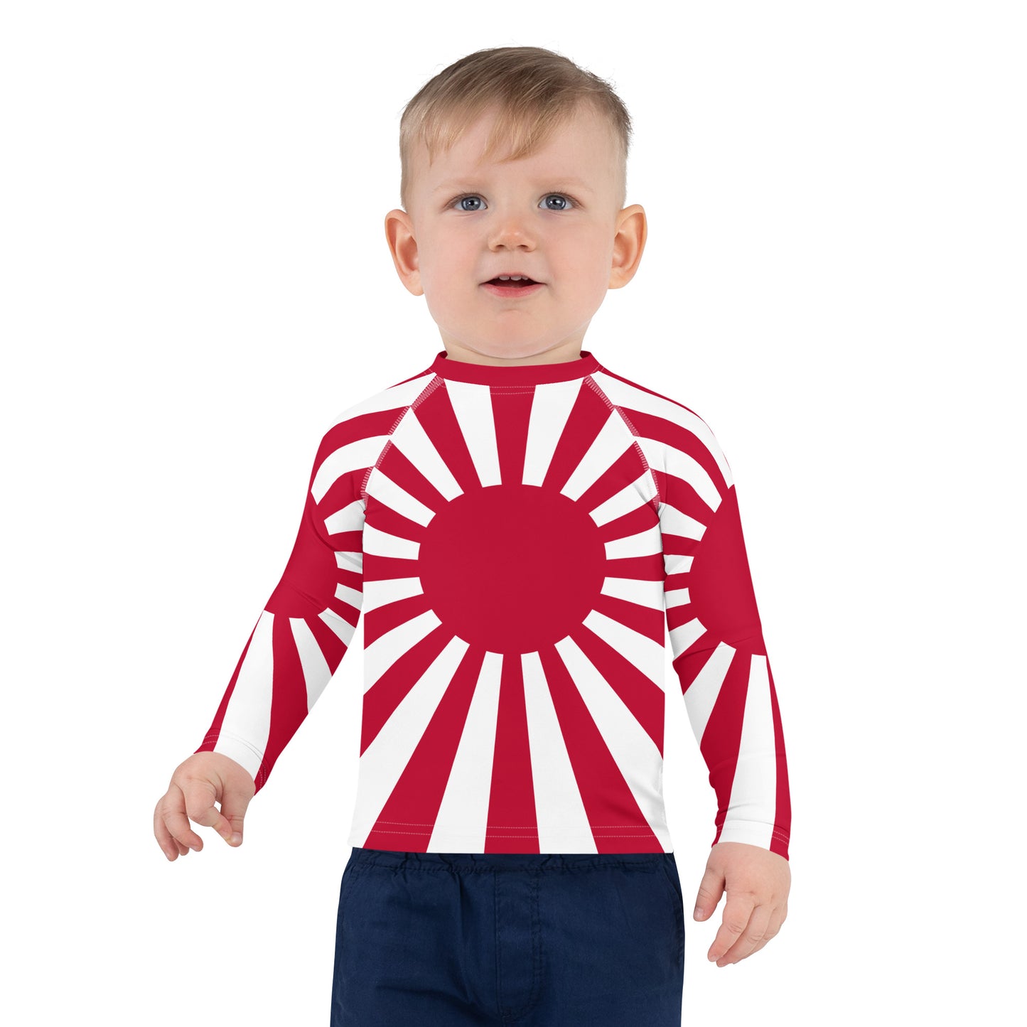 Kids Rash Guard "SUNRISE" produced by HINOMARU-HONPO