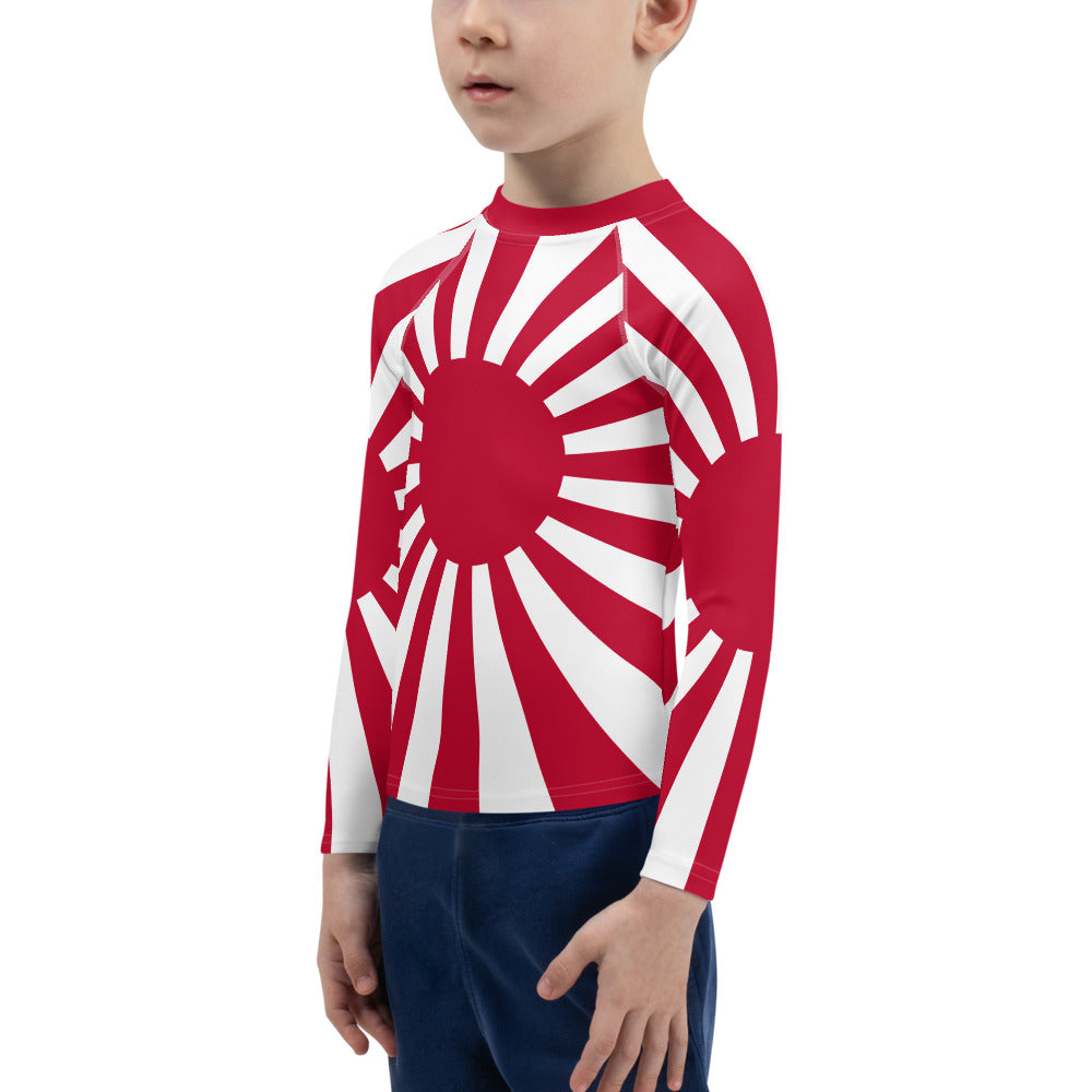 Kids Rash Guard "SUNRISE" produced by HINOMARU-HONPO