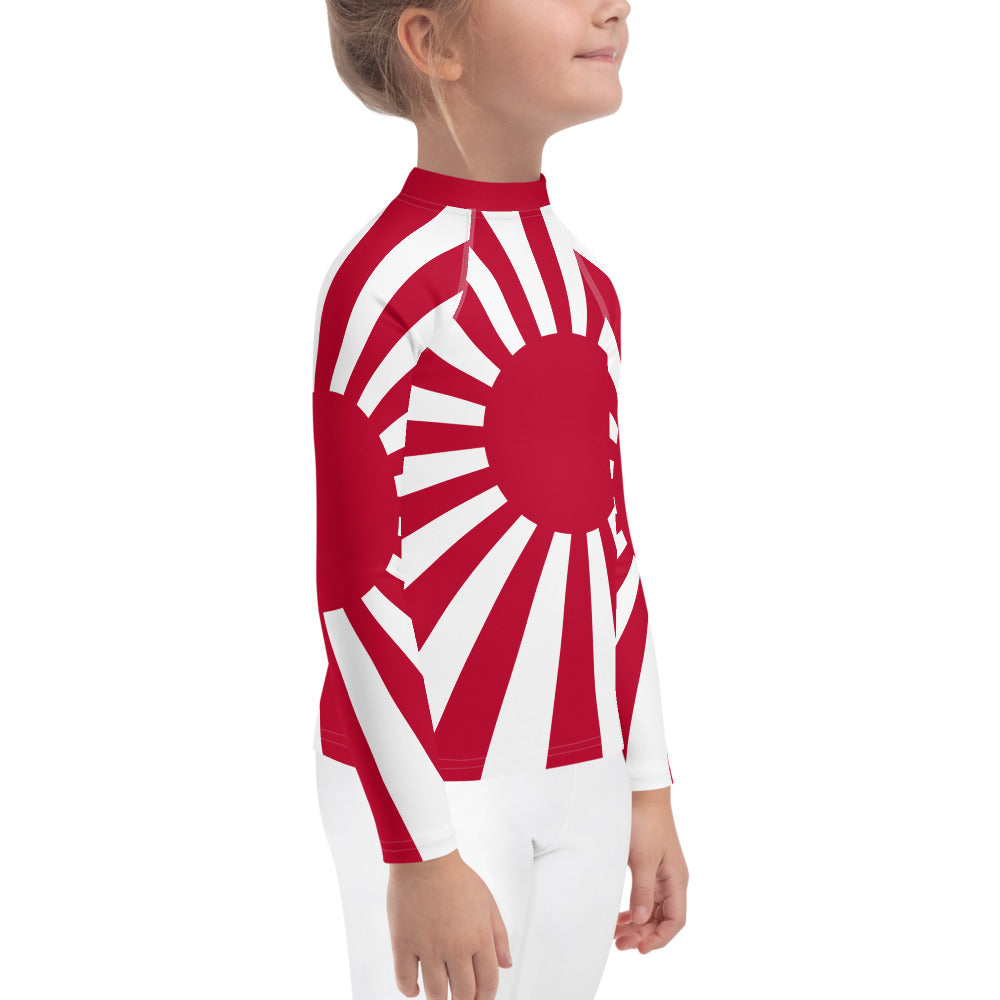 Kids Rash Guard "SUNRISE" produced by HINOMARU-HONPO