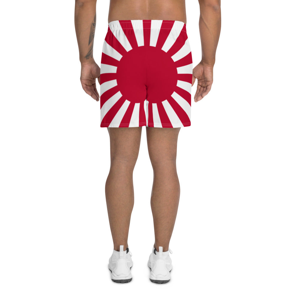 Men's Athletic Long Shorts "SUNRISE" produced by HINOMARU-HONPO