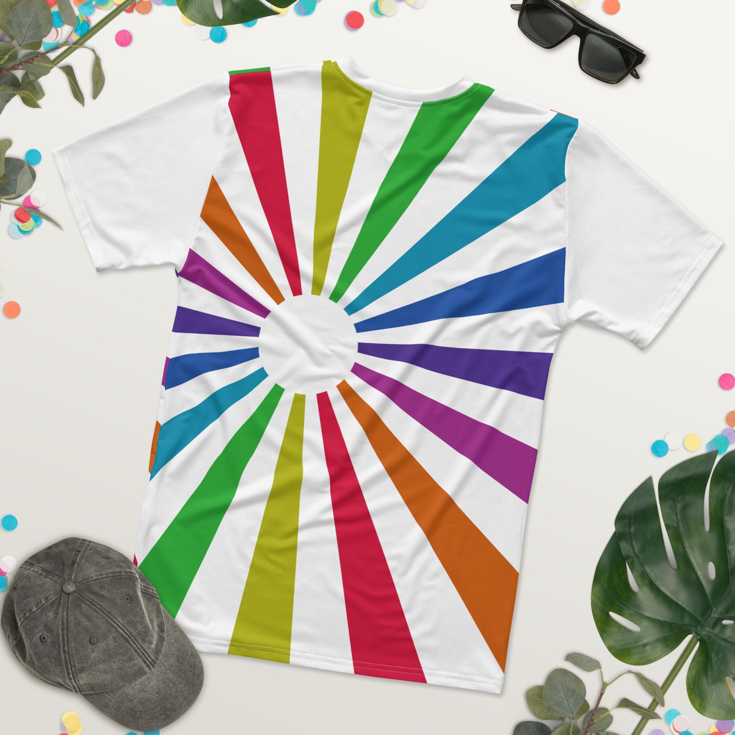 Men's T-shirt "White Rainbowrise"