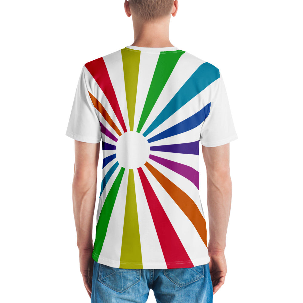 Men's T-shirt "White Rainbowrise"