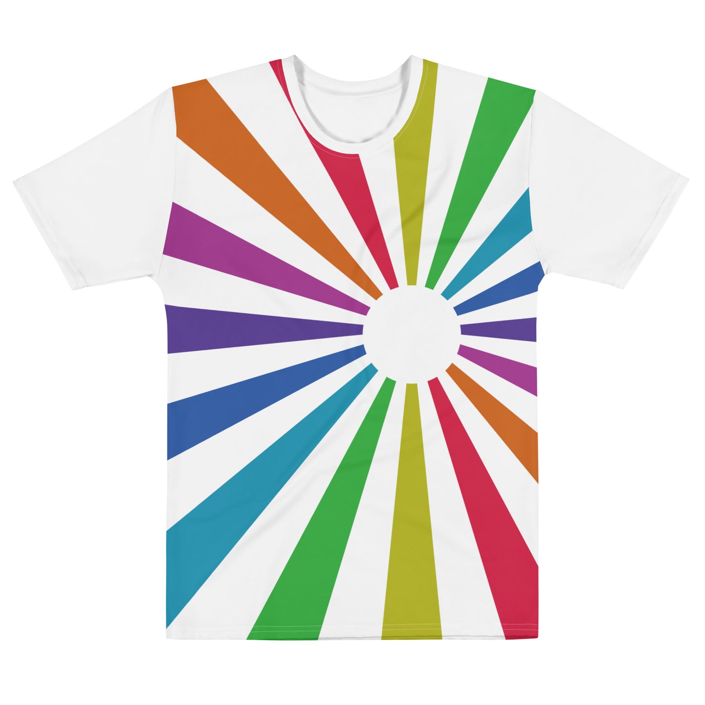 Men's T-shirt "White Rainbowrise"