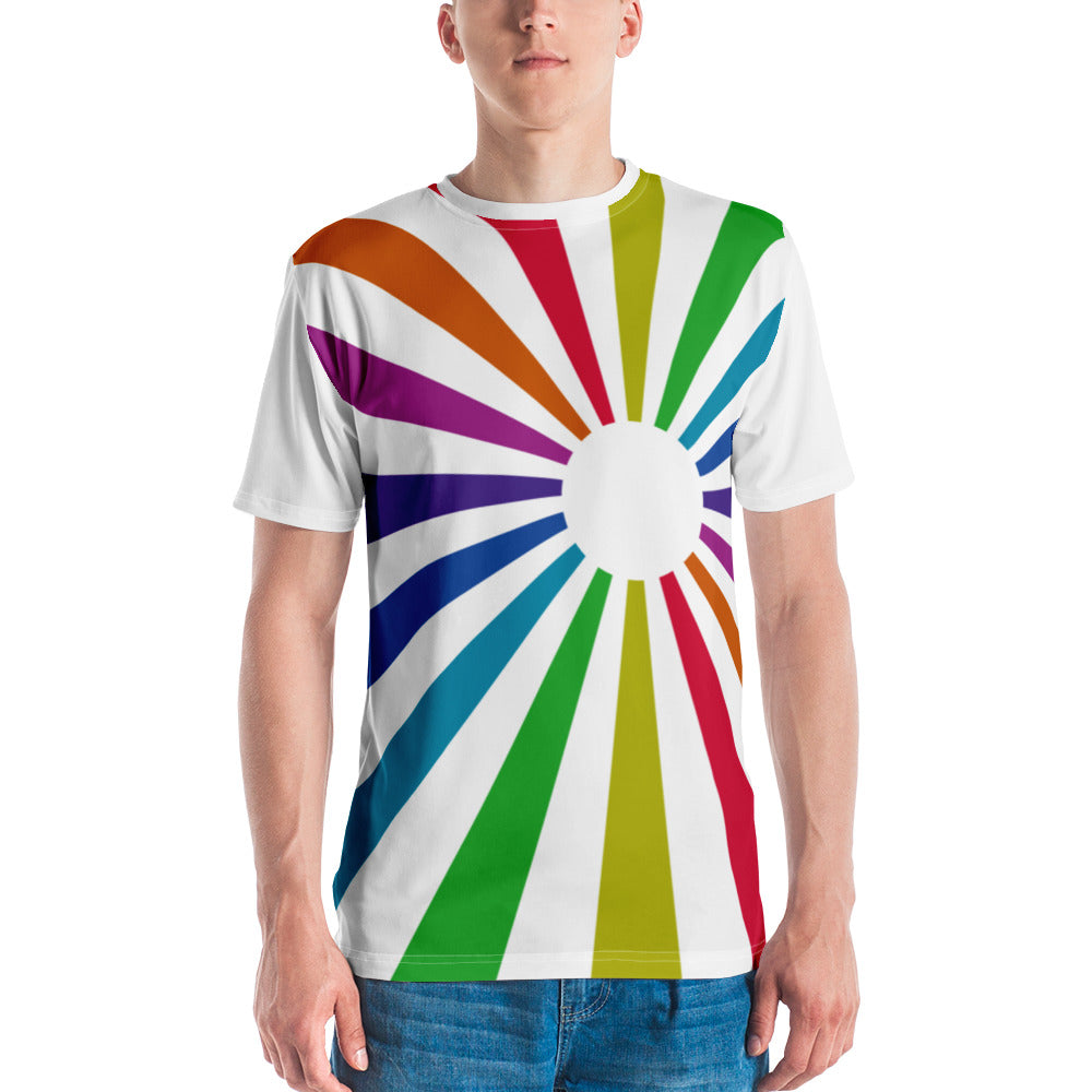 Men's T-shirt "White Rainbowrise"