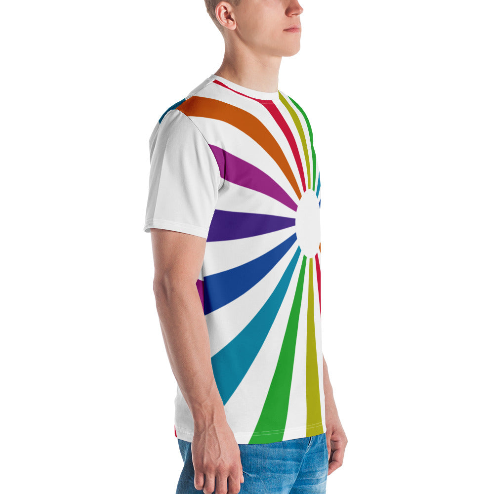 Men's T-shirt "White Rainbowrise"