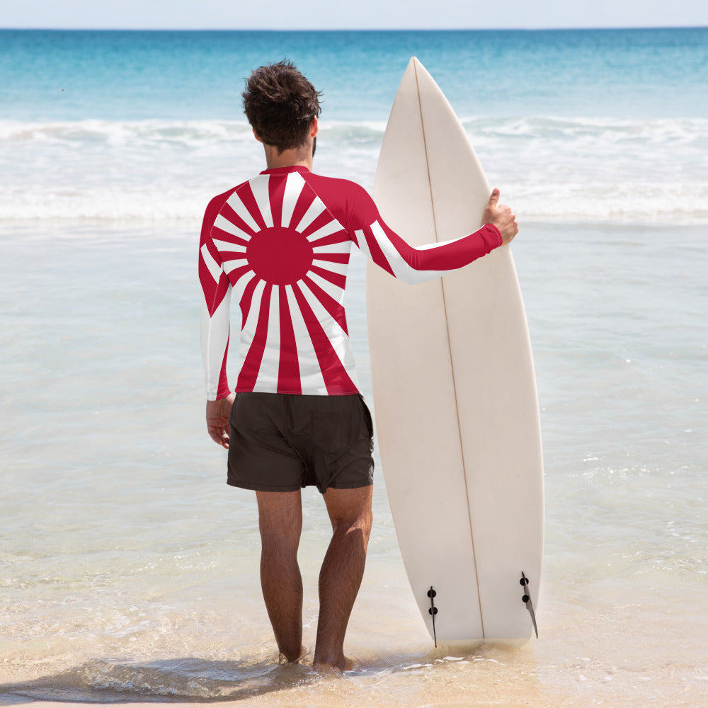 Men's Rash Guard "SUNRISE" produced by HINOMARU-HONPO