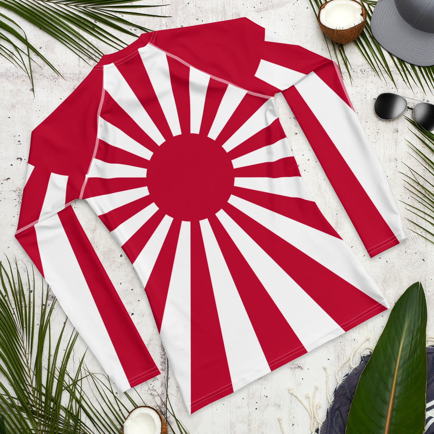 Men's Rash Guard "SUNRISE" produced by HINOMARU-HONPO