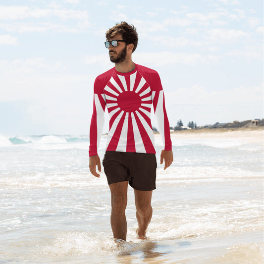 Men's Rash Guard "SUNRISE" produced by HINOMARU-HONPO