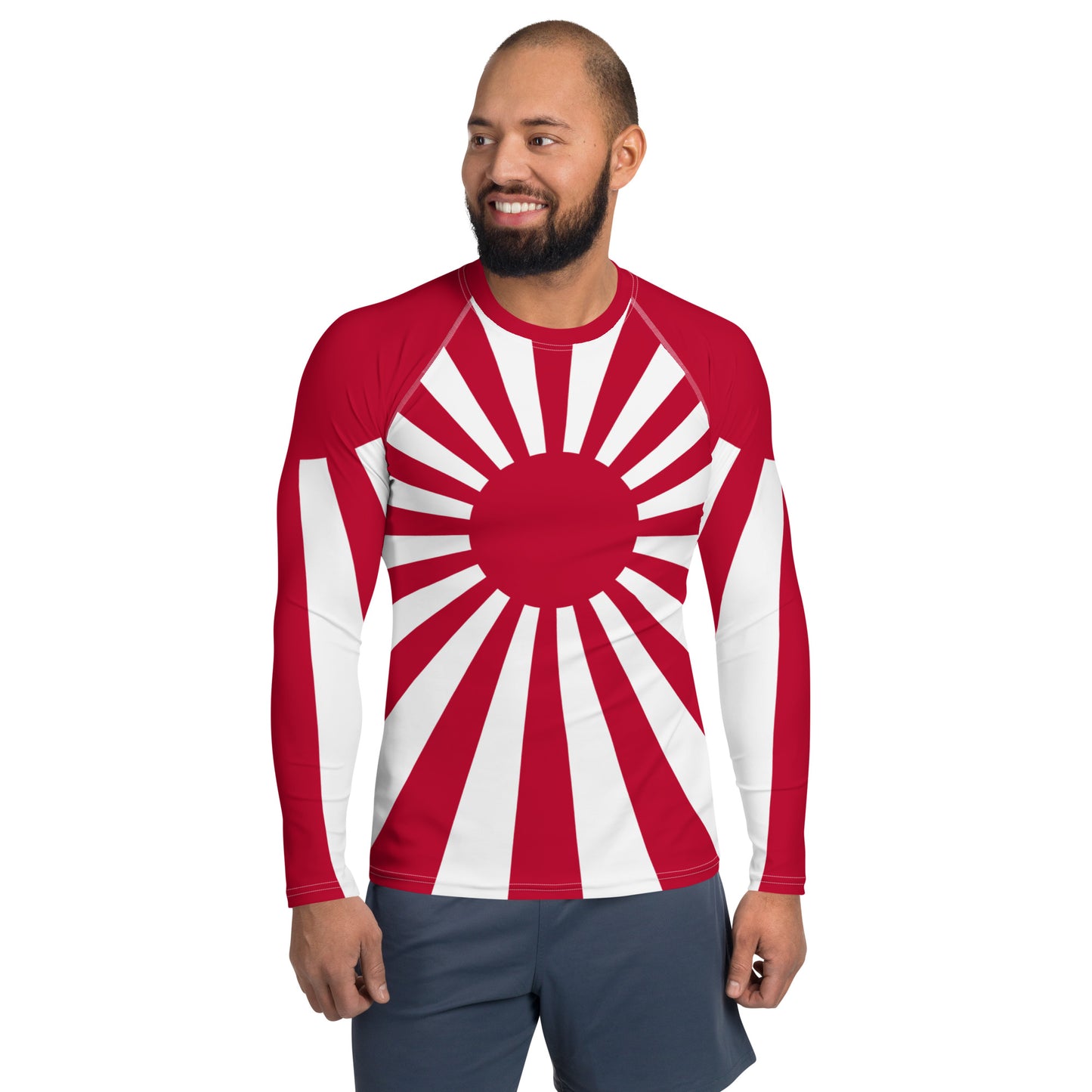 Men's Rash Guard "SUNRISE" produced by HINOMARU-HONPO