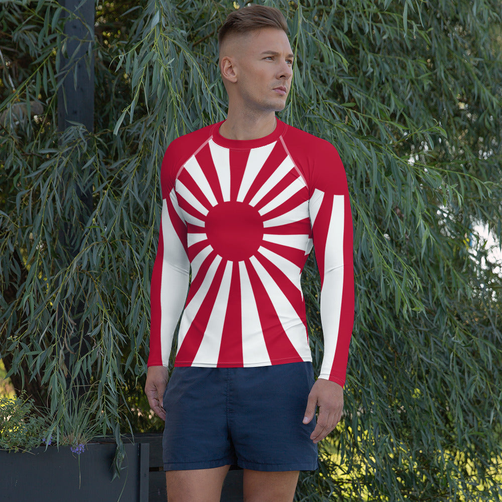 Men's Rash Guard "SUNRISE" produced by HINOMARU-HONPO