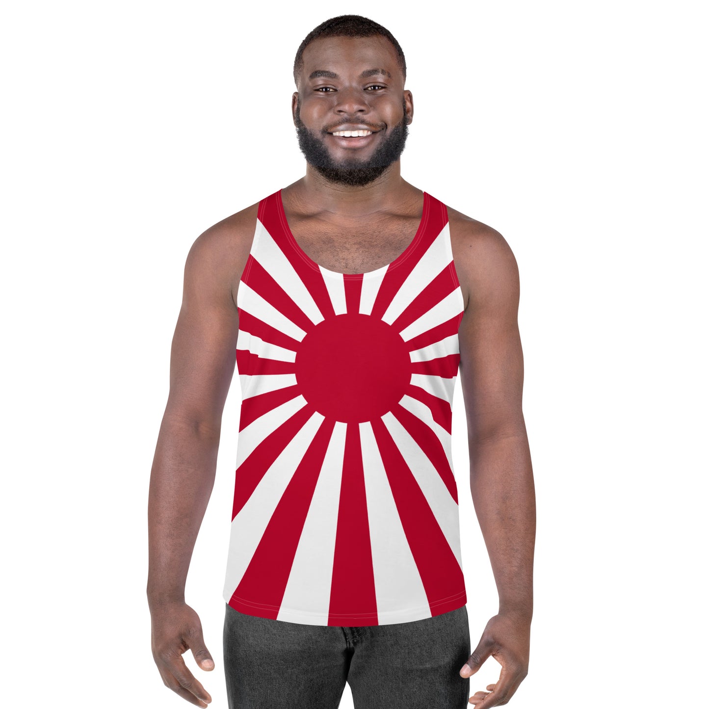 Unisex Tank Top "SUNRISE" produced by HINOMARU-HONPO