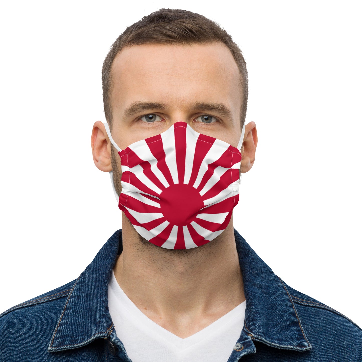 Premium face mask "SUNRISE" produced by HINOMARU-HONPO