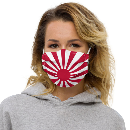 Premium face mask "SUNRISE" produced by HINOMARU-HONPO