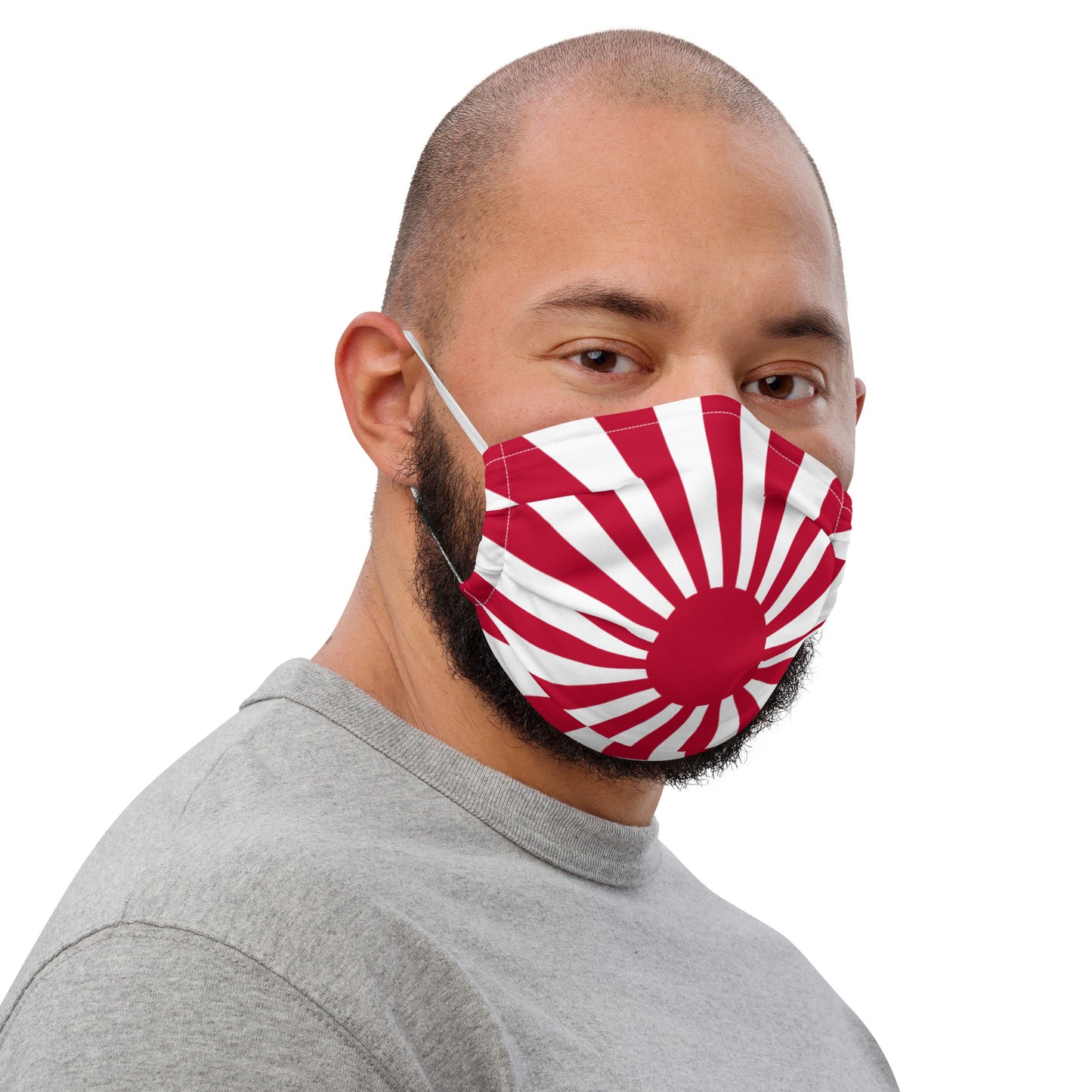 Premium face mask "SUNRISE" produced by HINOMARU-HONPO