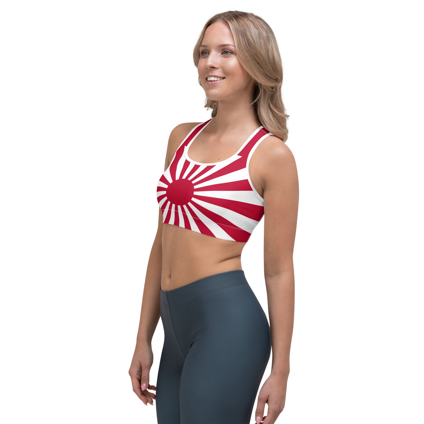 Sports bra "SUNRISE" produced by HINOMARU-HONPO