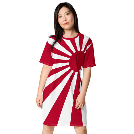 T-shirt dress "SUNRISE" produced by HINOMARU-HONPO