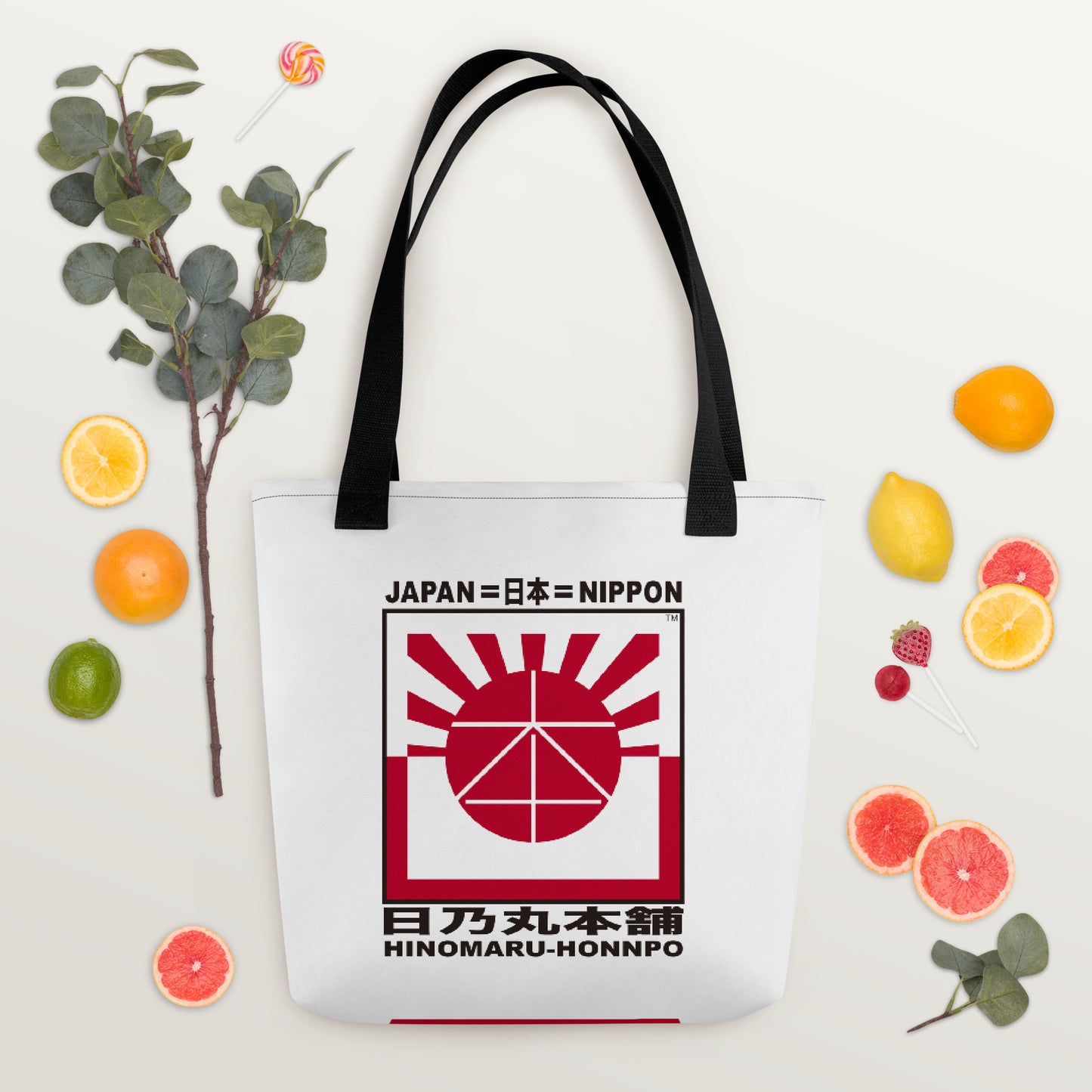 Tote bag "SUNRISE" produced by HINOMARU-HONPO