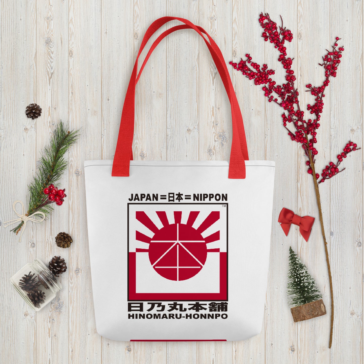 Tote bag "SUNRISE" produced by HINOMARU-HONPO