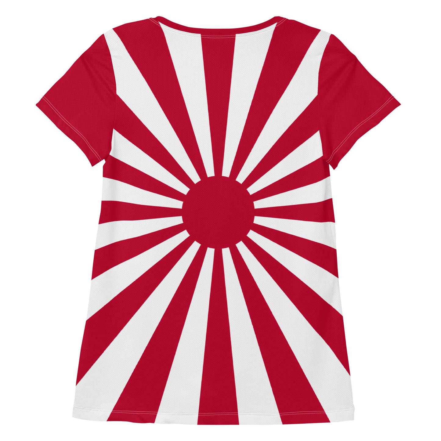 All-Over Print Women's Athletic T-shirt "SUNRISE" produced by HINOMARU-HONPO