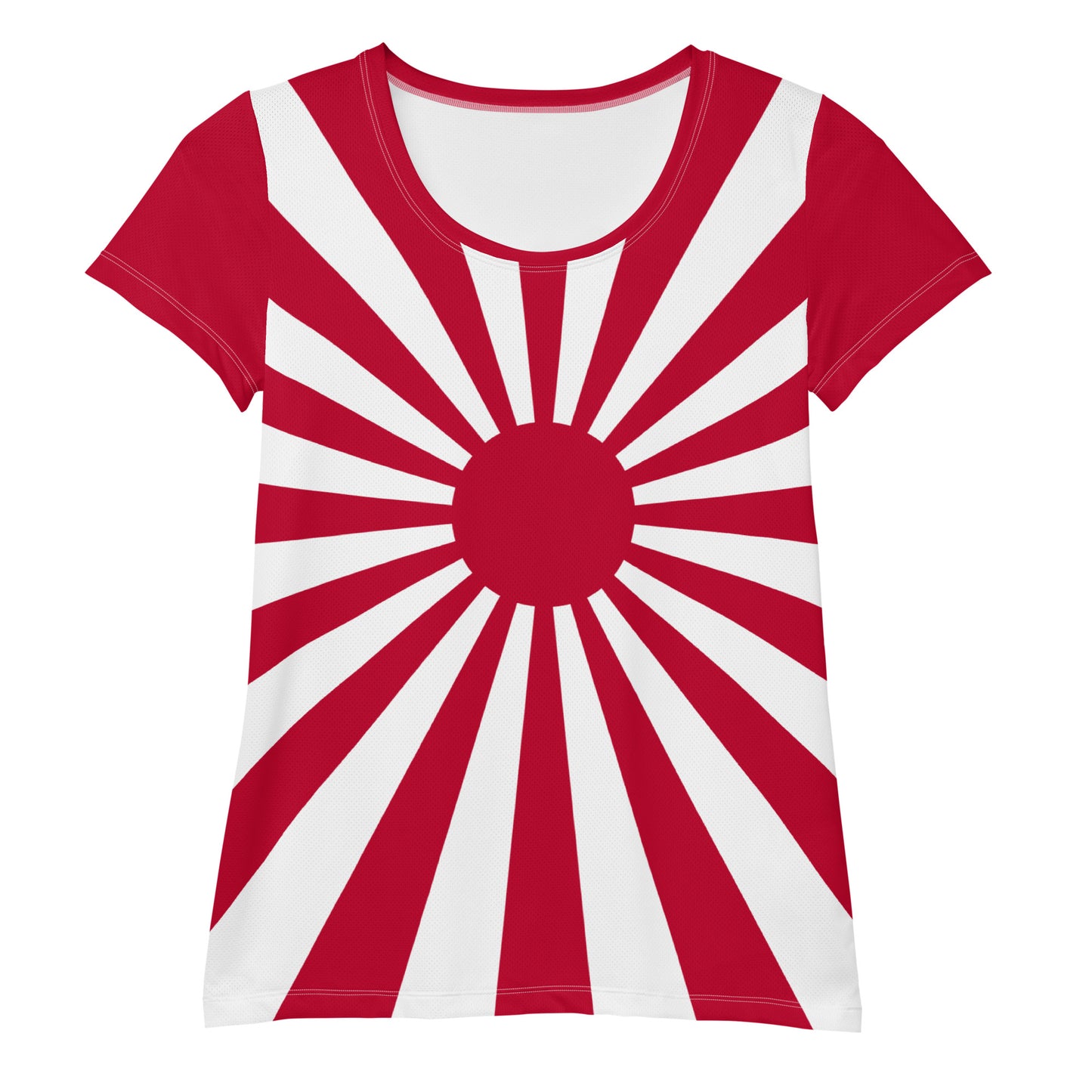 All-Over Print Women's Athletic T-shirt "SUNRISE" produced by HINOMARU-HONPO