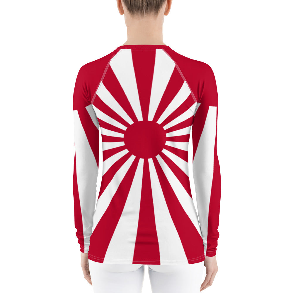 Women's Rash Guard "SUNRISE" produced by HINOMARU-HONPO