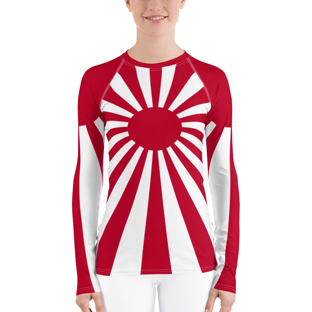 Women's Rash Guard "SUNRISE" produced by HINOMARU-HONPO