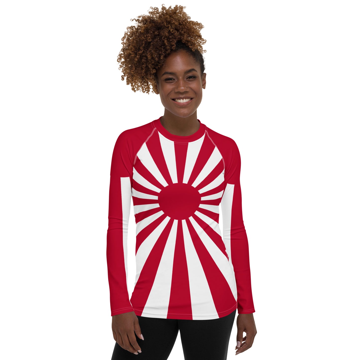 Women's Rash Guard "SUNRISE" produced by HINOMARU-HONPO