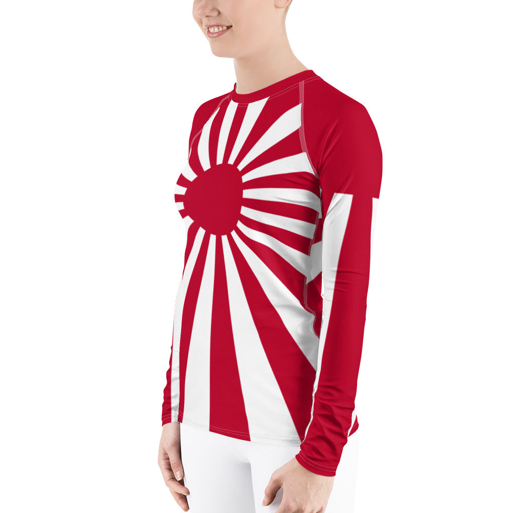 Women's Rash Guard "SUNRISE" produced by HINOMARU-HONPO