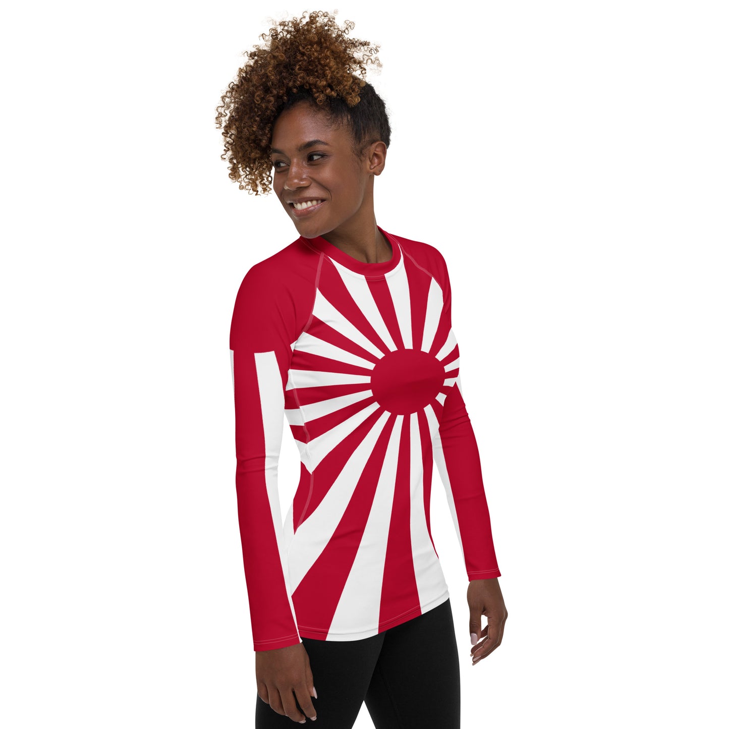 Women's Rash Guard "SUNRISE" produced by HINOMARU-HONPO