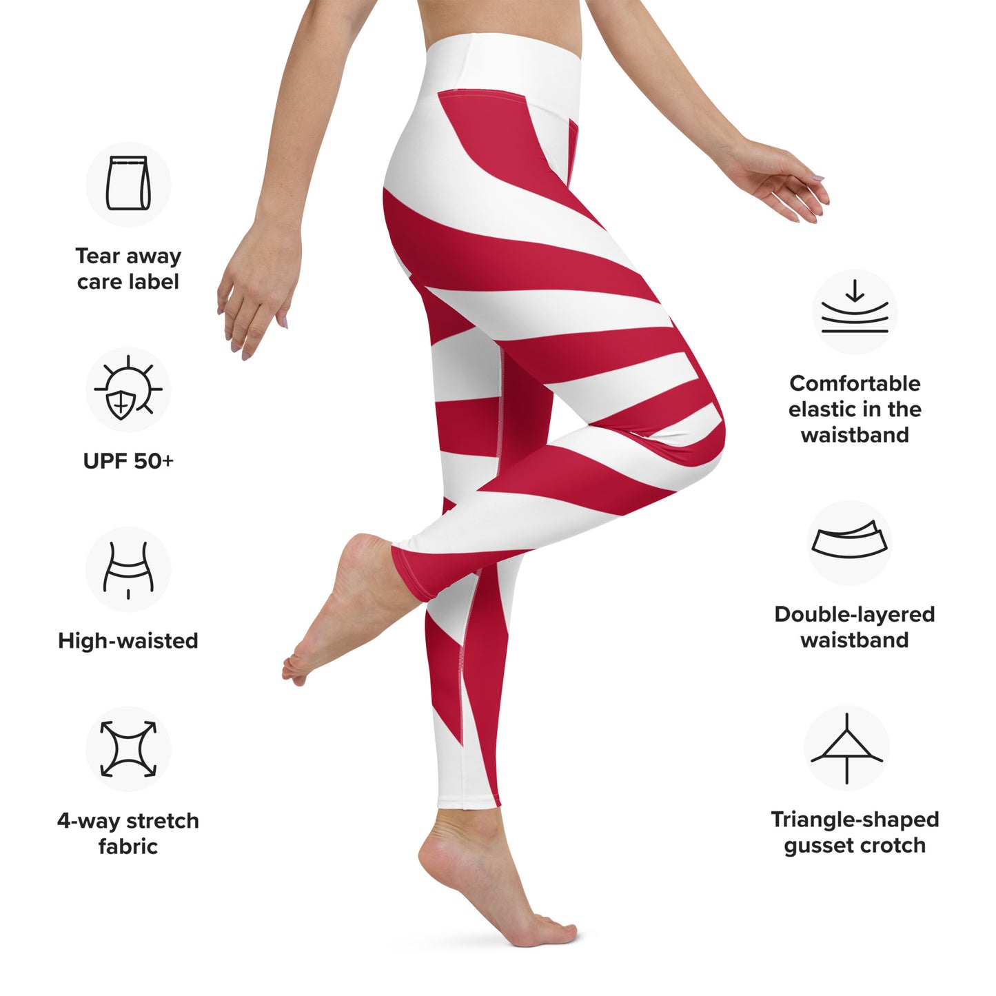 Yoga Leggings "SUNRISE" produced by HINOMARU-HONPO