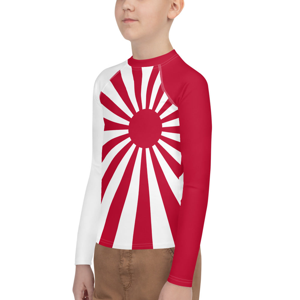 Youth Rash Guard "SUNRISE" produced by HINOMARU-HONPO