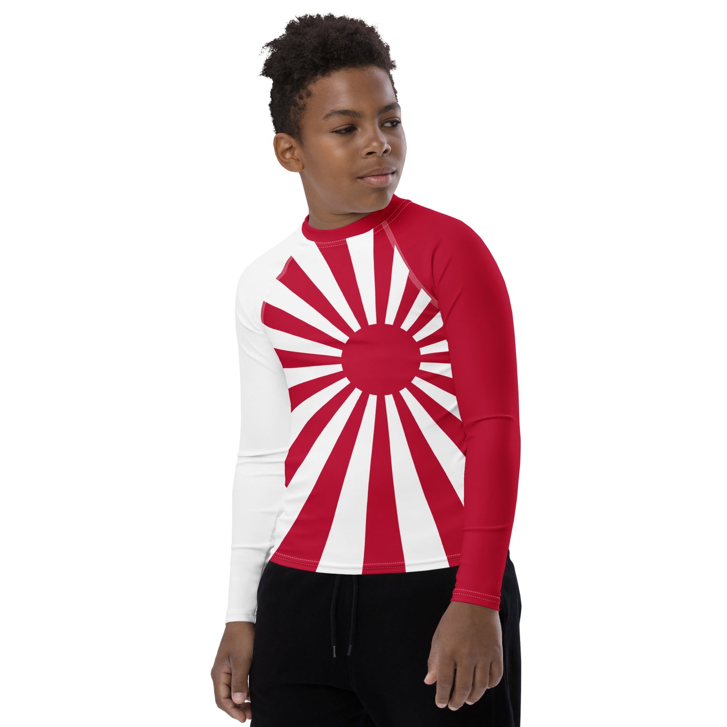 Youth Rash Guard "SUNRISE" produced by HINOMARU-HONPO