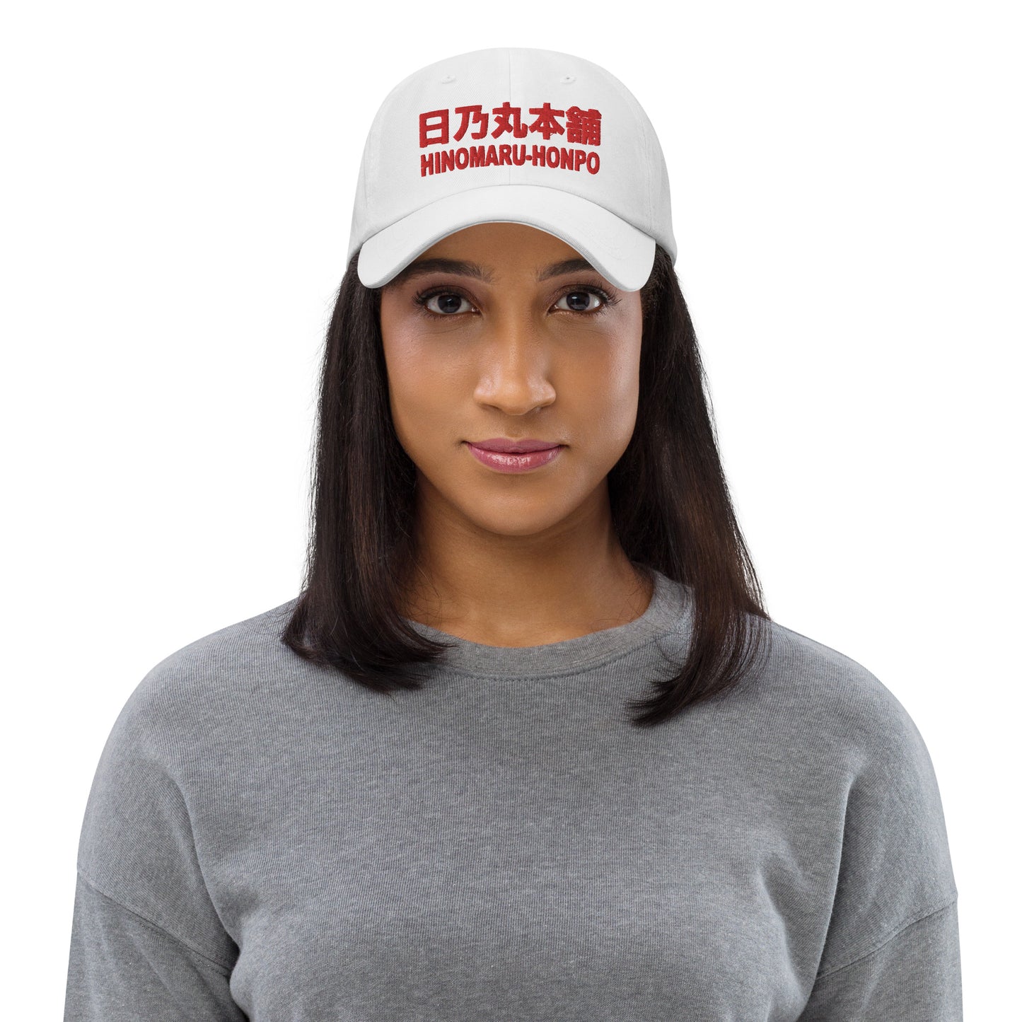 Dad hat WHITE + RED "HINOMARU-HONPO"